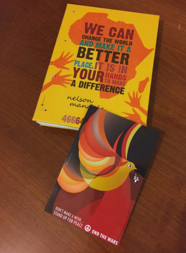 Notebook/Sketchbook Positive Message (white paper)