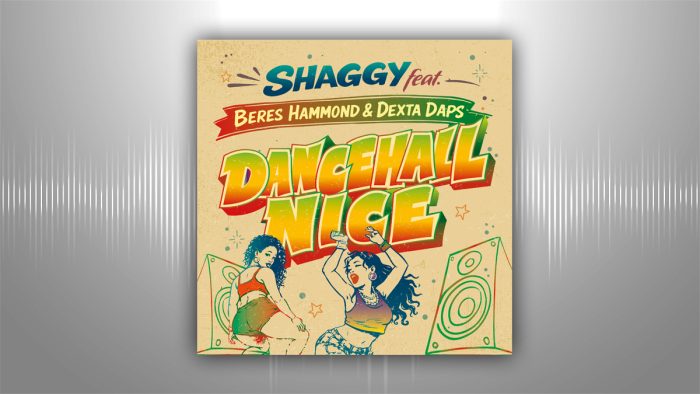 Shaggy - Dancehall Nice - Single cover for VP Records